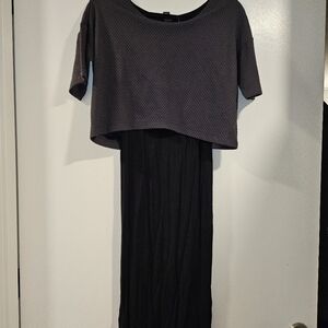 Black and grey body dress small